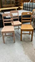 (3) VINTAGE CHAIRS