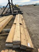 Mixed bundle of rough lumber