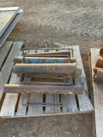 Pallet of six hand post pounders
