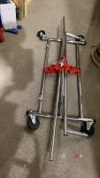 ROLLING CLOTHES RACK - UNASSEMBLED