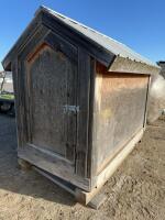 8 x 4 tack storage shed on skid