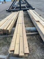 Bundle of treated 2 x 4