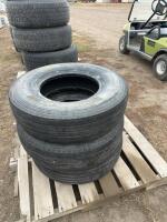 (3) 14 ply trailer tires