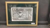 "FIRST READING LESSON" IN PENCIL PICTURE - MICHAEL DAVIDSON