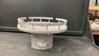 TABLETOP LAZY SUSAN W/ HOOKS FOR MUGS