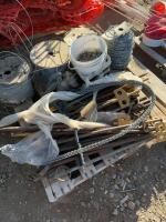 Mixed pallet of smooth wire/Barb wire and fencing supply