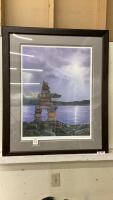 LARGE DU "NORTHERN SENTINAL" PRINT BY G.C. SCRIMSHAW - SIGNED