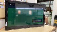 40" SONY BRAVIA FLAT SCREEN TV W/ REMOTE - WALL MOUNT