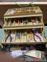 Plano tackle box and contents