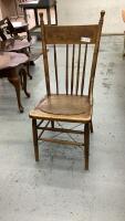 VINTAGE WOOD KITCHEN CHAIR