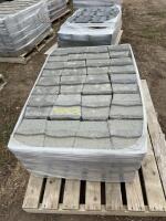 Gray retaining wall concrete block