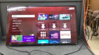 40" TCL ROKU FLAT SCREEN TV - WALL MOUNT...WITH REMOTE
