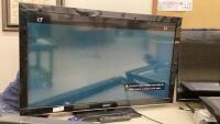 46" SONY BRAVIA FLAT SCREEN TV ON STAND W/ REMOTE