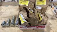 FLAT WITH 1&rdquo; BOLTS - ASSORTED LENGTHS - 2&rdquo; UP TO 6&rdquo;