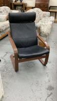 LEATHER SLING STYLE CHAIR