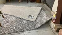GREY SHAG AREA CARPET