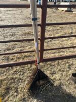 Three fan rakes