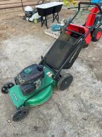 Certified rear bagger push mower