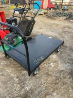 Four wheel baggage cart