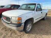 2002 GMC STANDARD CAB LONG BOX , 1500 4 x 4