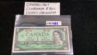 1967 CANADA CENTENNIAL $1 BILL