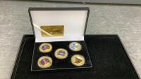 (5) EIFFEL TOWER COIN TOKENS