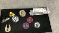 (9) VINTAGE WAR PATCHES