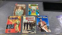 VINTAGE COMICS - ANNIE OAKLEY, SUPERMAN, BONANZA, HOGAN'S HERO'S, DANIEL BOONE