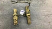 MALLARD MAGIC DUCK CALLS...ONE HAS A BROKEN REED