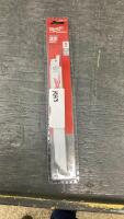 PACK OF (5) MILWAUKEE SAWZALL BLADES - 8"