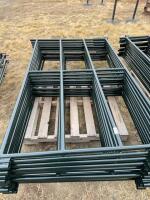 (11) LIGHT DUTY 7' STEEL PANELS / bidding per panel