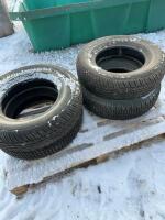 Set of four winter tires