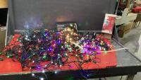 BOX OF MINI CHRISTMAS LIGHTS - MULTI COLOR & WHITE