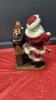 KIRKLAND FABRIC MACHE SANTA - STUFFING STOCKINGS - 3