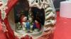 HAND PAINTED CLAY WORKS CHRISTMAS SNOWMAN TEA LIGHT HOLDER - 2