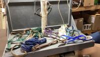 HALTERS, HAY FEED NETS, CINCHES, PIGGING ROPE,