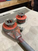 Rigid threader, and two dies