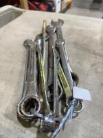 Set up mixed wrenches