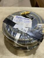 (2) 25 foot quarter inch inert hose assemblies