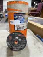 25 pieces Walter 5&rdquo; x 1/4&rdquo; x 5/8&rdquo; grinding wheels