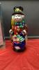 HANDPAINTED GLASS SNOWMAN