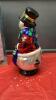 HANDPAINTED GLASS SNOWMAN - 2