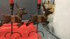 REINDEER CANDLESTICKS & SLEIGH IN SOLID BRASS - 4