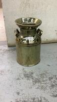 GOLD COLORED CREAM CAN