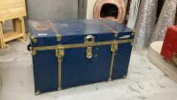 BLUE METAL TRUNK