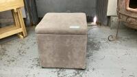 SMALL STORAGE OTTOMAN
