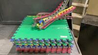 COLOURFUL PLAY MAT PIECES - 16 PIECES