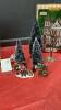 (3) LEMAX LIGHTED CHRISTMAS VILLAGE PIECES - 6