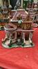 (3) LEMAX LIGHTED CHRISTMAS VILLAGE PIECES - 9