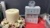 (2) BOXES OF PARTY LITE CANDLES & HOLDERS - 4